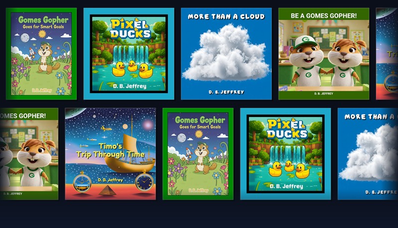 D. B. Jeffrey: Children's Book Covers Mosaic